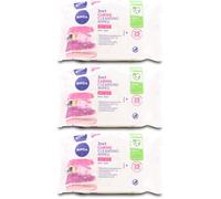 Nivea 3 in 1 Caring Facial Cleansing for Dry Skin Wipes 25 pack X 3