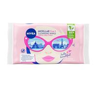 NIVEA Limited Edition Micellar Cleansing Wipes (25pcs), Biodegradable with Micellar Technology, Facial Wipes Effectively Removes Waterproof Make-Up and Mascara (Packaging maybe in different color)