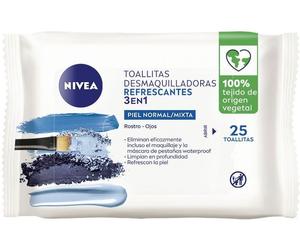 Nivea 3 in 1 Refreshing Makeup Remover Wipes 25 Units