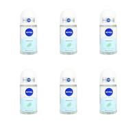 Nivea 72h Fresh Energy Roll On Deodorant, Antibacterial, 50ml, Pack of 6