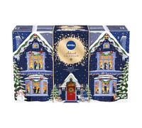 NIVEA Advent Calendar 2024, Women's Gift Set Includes Moisturiser, Face Masks, Lip Balms, Body Cream, Shower Gel, Anti-Perspirant, and More, Complete Skincare Set