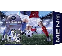 Nivea Advent Calendar Male 2025 with 24 Doors Full of Pampering Surprises, Christmas Calendar with Care Products, Care Set for the Advent Season with Nivea Men, Nivea and Labello Products