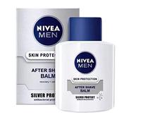 Nivea After Shave Balm Silver Protect with Antibacterial Effect 100 ml Pack of 3