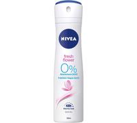 NIVEA Aluminium-Free Deodorant Spray, Fresh Flower Pack of 6 (6 x 200ml), 48Hr