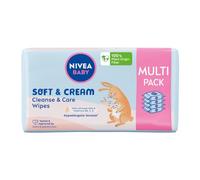 NIVEA BABY Biodegradable Soft & Cream Packaging Economic, 4x 57pcs