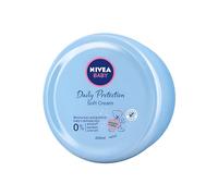 Nivea Baby Soft Cream 200 ml (Pack of 3) Daily Protection 0% Alcohol, Parabens and Colourant Free Hypoallergenic Clinically Tested Skin-friendly 24 Hours of Hydration