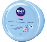 NIVEA Baby Soft Care Cream (200 ml), Skin Cream Nourishes and Protects for 24 Hours, Moisturising Cream for Babies with Calendula