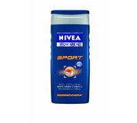 NIVEA MEN Sport Shower Gel Pack of 6 (6 x 250 ml), Anti - Bacterial Body...