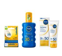 NIVEA Beach Ready SPF Kit 5.5 ml + 200 ml + 50 ml