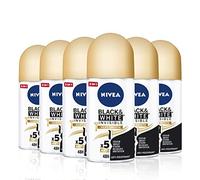 Nivea (Black & White Invisible Silky Smooth) Deodorant - 6 x 50ml (Total 300 ml.)