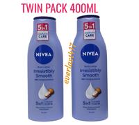 Nivea Body Lotion Irresistibly Smooth Care 48H Moisture 400ml 2 Pack skincare