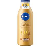 NIVEA Body Lotion Q10 Firming + Tanning, Care for a Gentle Tan with Fresh Summer Fragrance, Anti-Age Skin Care with Q10 for Firmer Skin in 10 Days (200 ml)