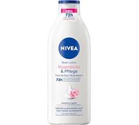 NIVEA Body Lotion Rose Petal & Care, Body Cream with Deep Care Serum for 72 Hours of Moisture, Body Lotion with Argan Oil of Natural Origin (400 ml)