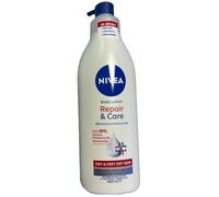 Nivea Body Lotion with Pump Dispenser - Repair & Care 72 Hours - 400 ml Pack of 6