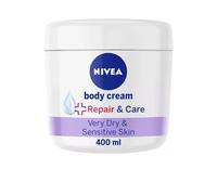 NIVEA Body Repair & Care Cream (400ml Jar), Sensitive Moisturising Cream