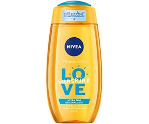 Nivea Care Shower Love Sunshine, Refreshing Shower Gel With Aloe Vera, pH Skin-friendly Shower with Original Nivea Sun Fragrance, 250 ml