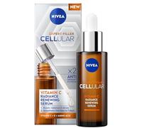 NIVEA Cellular Expert Filler Vitamin C Radiance Renewing Serum (30ml), Anti-Ageing Vitamin C Serum to Smooth Fine Lines and Wrinkles, Face Serum that Protects Against Sun Damage and Pollution