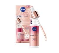 NIVEA Cellular Expert Lift 3-Zone Lift Serum for Face, Neck & Décolletage, 30 ml - Advanced Anti-Aging Skincare with Bakuchiol & Collagen Stimulation for Firmer, Smoother Skin