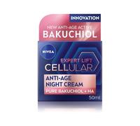 NIVEA Cellular Expert Lift Anti-Age Night Cream (50ml), Anti-Wrinkle Night Cream with Pure Bakuchiol, Night Face Cream Containing Hyaluronic Acid,