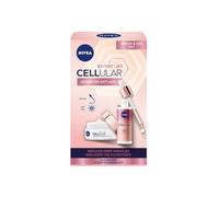 Nivea Cellular Expert Lift Set - Serum and Day Cream, SPF30, 30 + 50 ml, Improves contours, Restores skin structure, With pure Bakuchiol & 2 types of Hyaluronic, Reduces deep wrinkles, Pack of 1