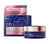 NIVEA Cellular Hyaluron Filler Night Cream 50ml, Anti-Wrinkle Moisturiser with Hyaluronic Acid for Overnight Skin Care