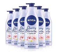 NIVEA Cherry Blossom & Jojoba Oil In Lotion, 400ml, Pack of 6