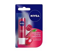 Nivea Cherry Shine Caring Lip Balm - Long Lasting Moisturisation - 4.8g