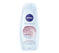 NIVEA - Clay Fresh Body Wash Hibiscus & White Sage Shower Gel with Clay of Natural Origin - 500ml