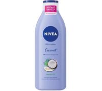 NIVEA Oil in Lotion, Coconut and Monoi Oil, 400ml, 24h Deep Moisture, Normal to Dry Skin