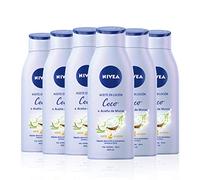 NIVEA Coconut Oil Lotion & Monoi Oil 6 Pack (6 x 400ml), Coconut Scented Body Oil, Moisturizing Body Care Lotion for Dry and Normal Skin