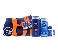 Nivea Complete Active Gift Set Lip Balm Shower Cream Deodorant Shampoo