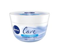 NIVEA Cream Care Intensive Nourishing Cream for Whole Body Quick Absorption Formula with Shea Butter and Hydro Waxes, Providing Intensive Hydration and Nutrition for Dry Skin 4 x 50 ml (Pack of 4)