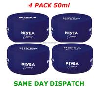 Nivea Cream Face Body Hands Moisturiser Dry Skin Full Body Foot Cream 4pack 50ml