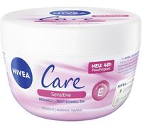 Nivea Creme Care Sensitive, Face and Body Care for 48 Hours of Intensive Moisture, Non-Greasy Moisturising Cream for Sensitive and Dry Skin (200 ml)