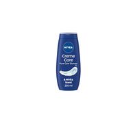 NIVEA Crème Care Shower Cream (250 ml) Caring Shower Body Cream Enriched with Almond Oil, Moisturising Shower Gel Body Wash with Vitamin C, E