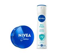 NIVEA Creme + Dry Fresh Antibacterial Deo Spray 400 ml + 150 ml