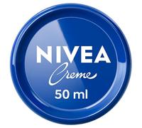 NIVEA Creme Moisturising Cream for Face, Body and Hands, 50 ml | Moisturiser for Soft and Supple Skin, 24-Hour Protection, Daily Care for All Skin Types, Dermatologically Approved