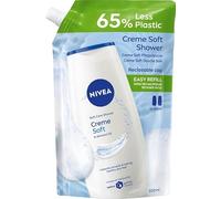 NIVEA Creme Soft Care Shower Refill Bag, pH Neutral Shower Gel with Vitamins and Valuable Oils, Cream Shower in Resealable Refill Pack (500 ml)