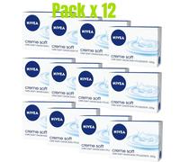 NIVEA Creme Soft Cream Soap Bars Pack of 12 x 100g