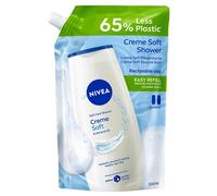 NIVEA Creme Soft Care Shower Refill Bag, pH Neutral Shower Gel with Vitamins and Valuable Oils, Cream Shower in Resealable Refill Pack (500 ml)