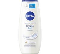 NIVEA Creme Soft Shower Gel with Vitamins and Valuable Oils, Moisturising and pH Neutral Cream Shower with Mild Fragrance (250 ml)