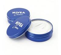 Nivea Creme Tin Moisturizer for Face Hand Body, 60ml Set of 2 - Intensive Hydrating Cream for Dry Skin, Daily Moisturising Cream for Men Women, All Purpose Skin Care with 80% Recycled Packaging