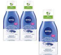 Nivea Daily Essentials Double Effect Eye Make-Up Remover 3 x 125ml