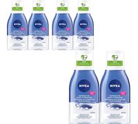 Nivea Daily Essentials Double Effect Eye Make-Up Remover 6 x 125ml