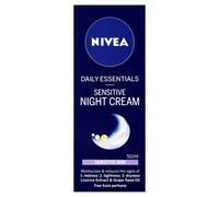 NIVEA Soothing Night Cream with Panthenol (50 ml), Face Cream for Sensitive Skin with Liquorice Extract and Panthenol, Regenerating Overnight Moisturiser