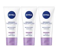 Nivea Day Cream Essentials Moisturizing And Sensitive 50 Ml 3 Pack