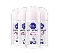 NIVEA Pearl & Beauty Anti-Perspirant Deodorant Stick Pack of 4 (4 x 50ml), Fresh Fragrance Deodorant for Women, Stick Roll On Deodorant for Women, Deodorant Womens