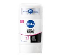 NIVEA Deo stick Black&White Invisible Clear, 50 ml, Anti-perspirant deodorant stick, Reliable protection, Smooth application, Long-lasting freshness, Pack of 3