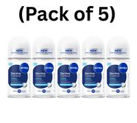 NIVEA Derma Control 72H Defend Roll-On Deodorant 50ml (Pack Of 5)