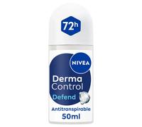 NIVEA Derma Control Defend Antiperspirant Deodorant for Women, 72 Hours Protection Against Sweat, with Hyaluronic Acid and Provitamin B5, Irritates the Armpits, Normal Skin, 50 ml Roll-on